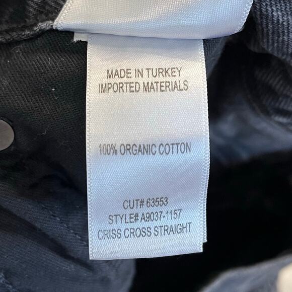 Agolde Criss Cross Straight Jeans in Shambles size 26 - Picture 9 of 13